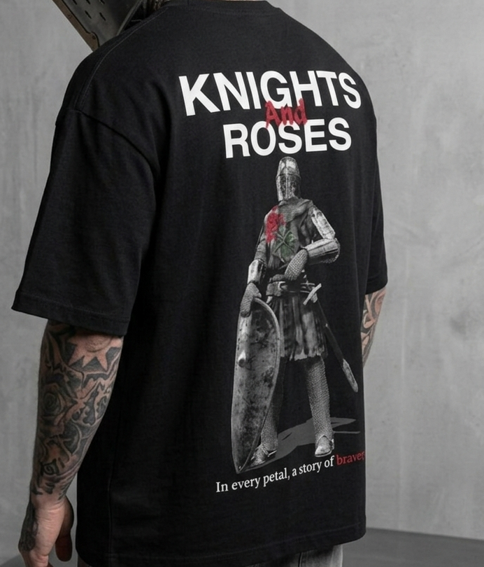 Knight and Roses TS oversized Tee