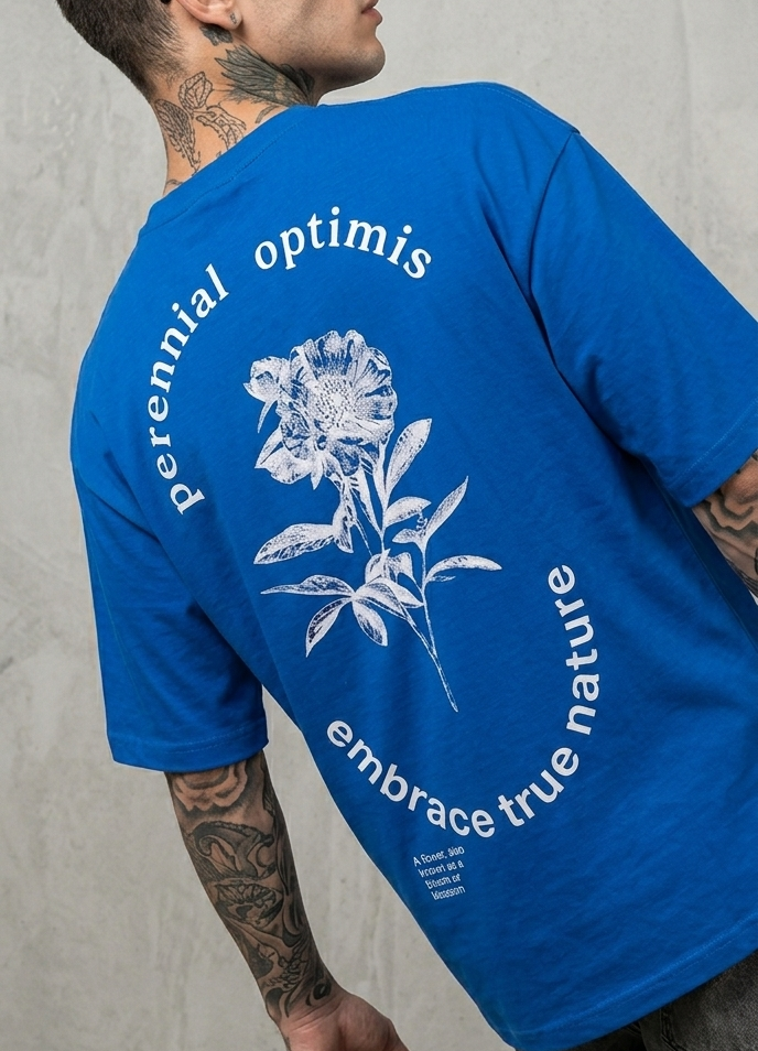 Flowery : Oversized Smockey Tee